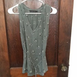 Abercrombie tie tank top